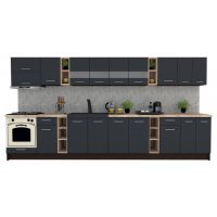 Bucatarie MARINA NEW 400 Wenge / Decor 0164